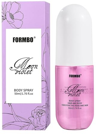 Profumo Corpo Spray Da Donna 50 Ml Profumo- Sprays Alla Violetta Acqua Profumata Spray- Per Corpo e Capelli Da Donna Body Mist Sprayes Profumos Di Lunga Durata Nebulizzatore Floreale Per Donne