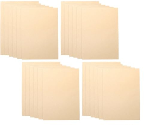 Generisch Vintage Briefpapier B5 100 Blatt Leeres Reißfestes Kraftpapier zum Schreiben Basteln und Einladungen Nostalgisches Dekorpapier für Briefe Tagebuch und Kreative Projekte