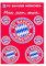 FC Bayern München Aufkleberkarte - Logo - 9er Set Aufkleber Sticker FCB
