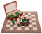 Square - Pro Schach Set Turnier Nr. 6 Nuss + 2 Extra Damen - Schachbrett + Schachfiguren Staunton 6 + Koffer - Schachspiel aus Holz