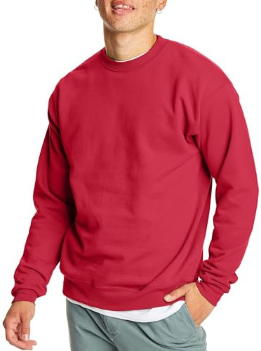 Hanes mens Ecosmart Sweatshirt, Deep Red, 4X-Large US