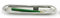 Pot à crayons bureau rectangulaire long 26 x 9 Cavagnini étain Made en Italy