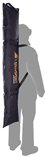 Snowsport - SuperPro - Housse de ski - 5 en 1 - 180 cm - Avec fonction sac à dos - Pour paire de skis et bâtons de ski