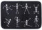 1pc Skull Print Rug Absorbent Floor Mat Halloween Entrance Mat Decorative Skull Entrance Mat Entrance Rug Front Door Mat Halloween Decor Caroset Carpet Flannel Doormat Printing