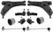 REPARATURSET LENKER QUERLENKER POLO 9N VORDERACHSE RECHTS LINKS, TEILEX GERMANY 1711874901