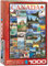 Vintage Werbeposter Kanada - 1000 Teile Puzzle Format 68x48 cm