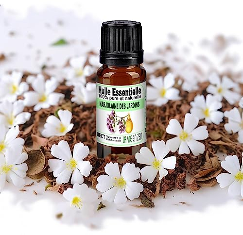 Huile Essentielle MARJOLAINE DES JARDINS 10 ml HECT Chémotypée 100% pure et naturelle | Par la Vie en zen