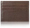 YEHMAN Porte Carte Anti RFID en Cuir de Vachette véritable 7 emplacements Carte de crédit Minimaliste Ultra Plat pour Veste, Pantalon (Marron RFID)