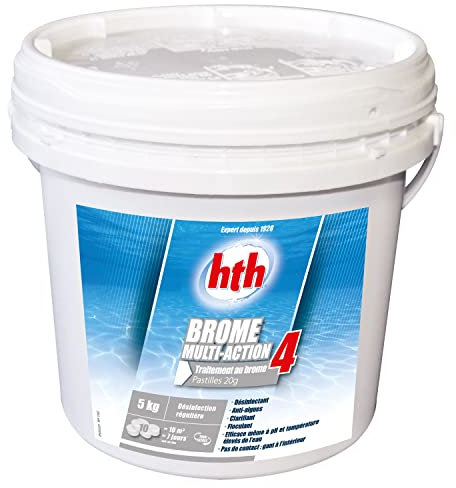 Happy Garden Pastilles 20g Brome HTH Multi-Action 4 pour Spa Gonflable - 5kg