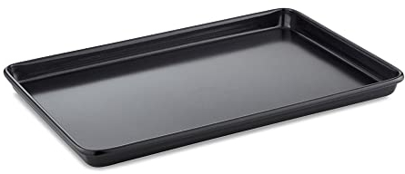 Tower T943003HG3 27cm Large Baking Tray in Aluminised Steel with Non-Stick Coating, Black