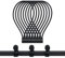 Silicone Magnetic Cable Ties, Reusable Magnetic Twist Ties with Strong Magnet Cable Straps for Bundling and Organizing, Home, Office, School (Black-8 Packs)