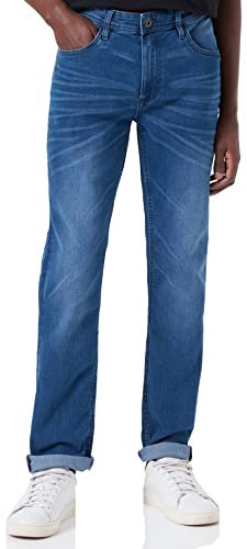 Blend 20715000 Herren Jeans Hose Denim 5-Pocket mit Stretch Twister Fit Slim/Regular Fit, Größe:34/30, Farbe:Denim Middle Blue (200291)
