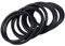 Herold 10 Stück Gummidichtung, Schwarz, O-Ring, 38 x 3 x 32 mm