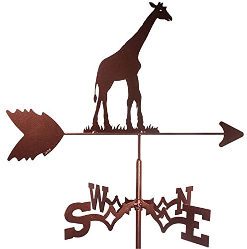 EICOFF Girouette avec Ornement de Coq, girouette en Fonte, indicateur de Direction du Vent pour toits, girouette en métal, décoration de Jardin, Cour, Patio