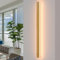 AOEH Holz Wandleuchte LED Wandlampe Lange Innen Wandbeleuchtung Moderne Dimmbare Wandleuchte Mit Fernbedienung 41W Holz Nachtlampe Wandlampen Für Schlafzimmer Wohnzimmer Flur Treppenhaus Lampen,115cm