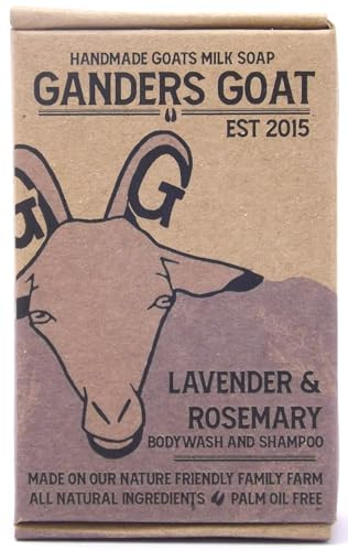 Lavender and Rosemary Goat Milk Shampoo Bar 100g