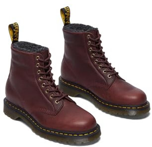 Dr. Martens Stivali invernali unisex bovver, 39 EU, bordeaux, 39 EU