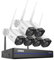 ANNKE 3MP Funk Überwachungskamera Set Aussen 10CH 5MP NVR mit 6 X 3MP Überwachungskameras Videoüberwachungs Set,Keine Festplatte unterstützt Audioaufzeichnung, IP66 Wetterfest, Kompatibel mit Alexa