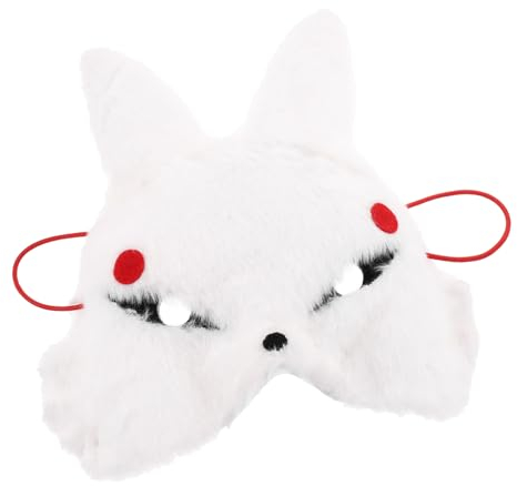 Yardenfun Halb Kaninchen Maske Dekorative Halbmaske Karnevals Fuchs Maske Zarte Party Maske Exquisite Tiermaske Maskerade Maske Für Frauen Kreative Maske Party Frauen Halbmaske