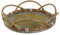 BANDEJA DECORACION RATAN SEAGRASS 40X40X8 NATURAL