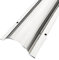 YLLSMGS 100cm Edelstahl-kabelkanal Fußboden Metall-Flexibler Kabelkanal Silber Dekorative Unsichtbare Rinne für Büro Zuhause(40 * 9.6mm/1.57 * 0.37in)