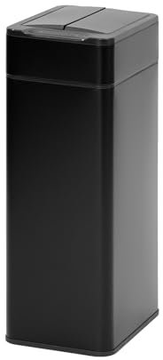 SVITA SE40L Sensormülleimer Abfalleimer Kücheneimer Automatik Mülleimer rechteckig mit Bewegungssensor 40l freistehend automatisch Schwarz