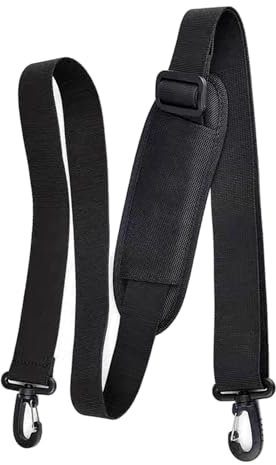 Shoulder Straps for Bags,Adjustable Straps with Thick Padded,63 Inch Replacement Handbag-strap,Golf Bagstrap,Universal Cross Body Bagstrap for Messenger,Laptop Cases,Sports Bags,Backpack(Black)