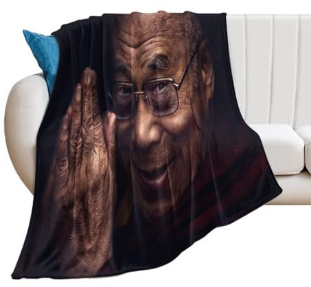 Coperta in pile di flanella super morbida e calda, per tutte le stagioni, per letto e divano, 76,2 x 101,6 cm