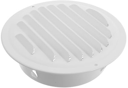 Hoement Cache-ventilation Mural Acier Inoxydable pour Hotte de Cuisine Couvercle Plat Durable Protection Conduit Évacuation Extérieure