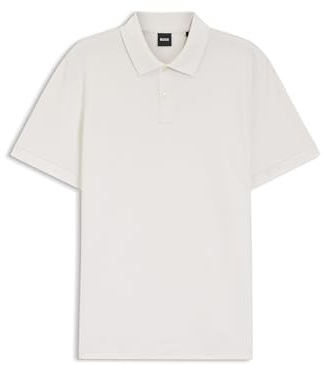 BOSS Herren H-Parlay 102 Poloshirt aus Baumwolle mit Blasen-Struktur
