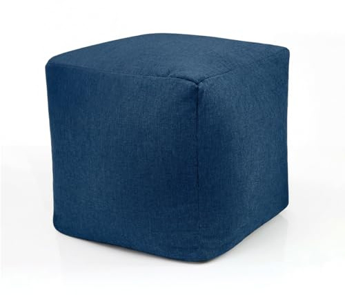 URBANARA Indoor Hocker, 85 L | moderner Sofa Sessel Pouf - ideal Sitzsack XXL | EPS Perlen Bean Bag mit Füllung | Lounge Sitzpouf waschbar | Sitzsessel klein für Wohnzimmer & Schlafzimmer