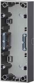 Caja mont. 3 el. V K1,K5 acero