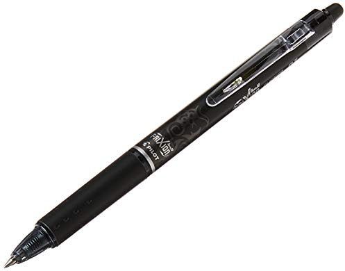 Pilot FriXion Clicker Druck-Tintenroller, radierbar, 0,7-mm-Spitze, Schwarz, 12 Stück