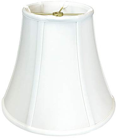 Royal Designs True Bell Lamp Shade, White, 8 x 16 x 12.625 (BS-704-16WH)