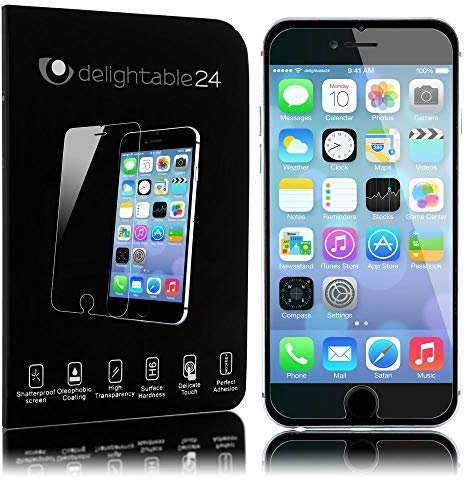 NALIA Schutzglas kompatibel mit iPhone 6 Plus / 6S Plus, 9H Härte Glas-Schutzfolie Displayschutz Hüllen-Kompatibel, Handy-Folie Bildschirm Schutz-Film HD Screen Protector Tempered Glass - Transparent