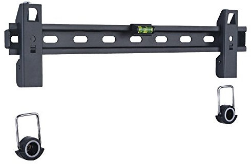 Techly 308855 Staffa Muro Fissa Slim con Distanziali TV LED LCD 23-55 Nero Nero
