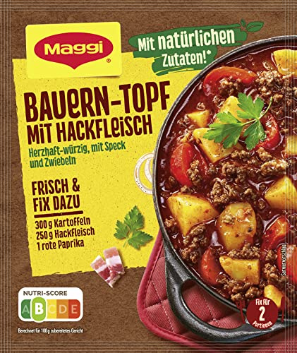 Maggi fix und frisch für Bauerntopf mit Hackfleisch (1 x 39 g)