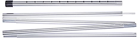 Wechsel Tarp Pole Vario I 180-218 cm Länge & 19 mm Durchmesser I Aufstellstange für Wings & Tarps I verstellbare Tarpstange aus Alu 6061-T9 I leicht & stabil I Zubehör für Outdoor-Abenteuer