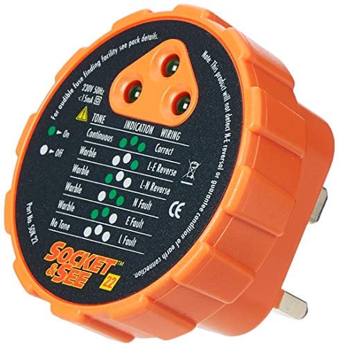 Best Price Square SOCKET TESTER + AUDIBLE TONE BPSCA SOK22 - IN02207 By SOCKET & SEE
