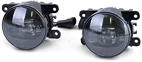 Carparts-Online LED Nebelscheinwerfer Schwarz für Peugeot 107 207 307 407 4007 607