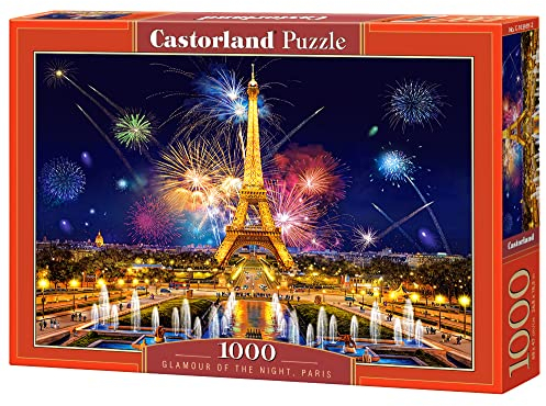 Castorland c-103997 Puzzle 1000 PC – Glamour of The Night, Paris