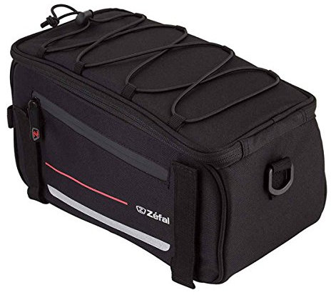 Zéfal Unisex – Erwachsene Z Traveler Gepäckträgertasche, Schwarz, 9 l