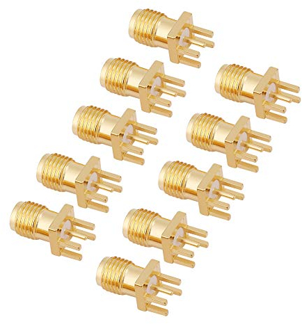 YWBL-WH 10-polig SMA-Buchse Sockel Jack Leiterplattenmontage-Adapter 50 Ohm HF-Steckverbinder