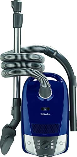 Miele 10886650, Compact C2 Powerline Vacuum Cleaner with Bag, 890 Watt Power and 11 m Operating Radius/3-Piece Accessories/Compact, Lightweight Vacuum Cleaner/Blue, Navy