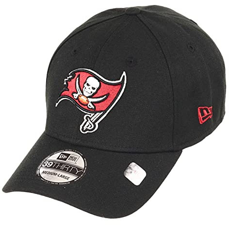 New Era Tampa Bay Buccaneers NFL Core Edition Black 39Thirty Stretch Cap - M-L