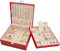 ProCase Schmuckschatulle Damen Leder, Schmuckkästchen mit 2 Ebenen Schmuckkasten Schmuckkoffer Schmuckaufbewahrung Schmuckbox Jewelry Box für Ringe, Ohrringe, Halsketten, Armbänder -Rot