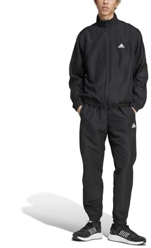 adidas Uomo SPORTSWEAR WOVEN COLORBLOCK TRACKSUIT, black, M