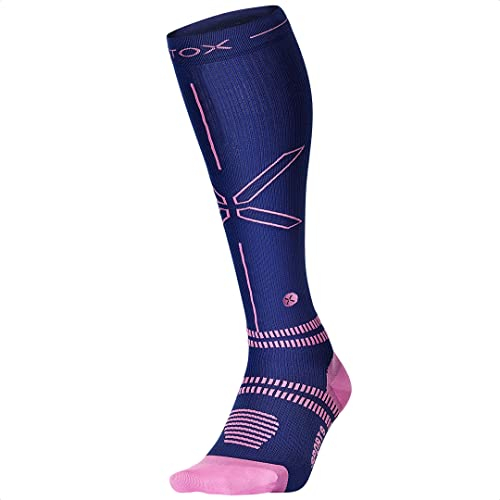 STOX Energy Socks | Sportsocken für Damen | Premium Kompressionssocken | Vermeide Verletzungen und Muskelbeschwerden | Schnellere Erholung | Weniger müde Beine | Extra Komfort | Gepolsterter Verse