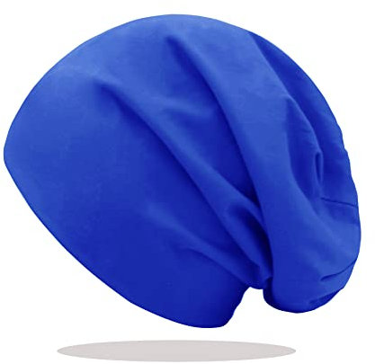 Glamexx24 Beanie Mütze Herren Damen: Slouchy Baumwoll Jersey Übergangsmütze, Laufmütze, Chemo Mütze, Fahrradmütze für Alle Jahreszeiten