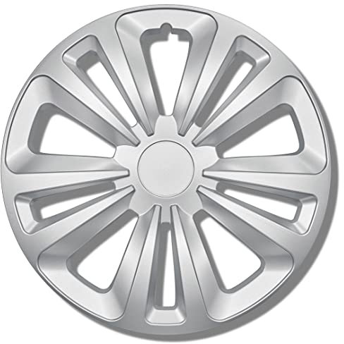 Radkappen Silber 13 Zoll Radzierblenden 4er Set von 13-16 Zoll - T-Rar Radblenden für die meisten Automarken und Stahlfelgen - Zierkappen